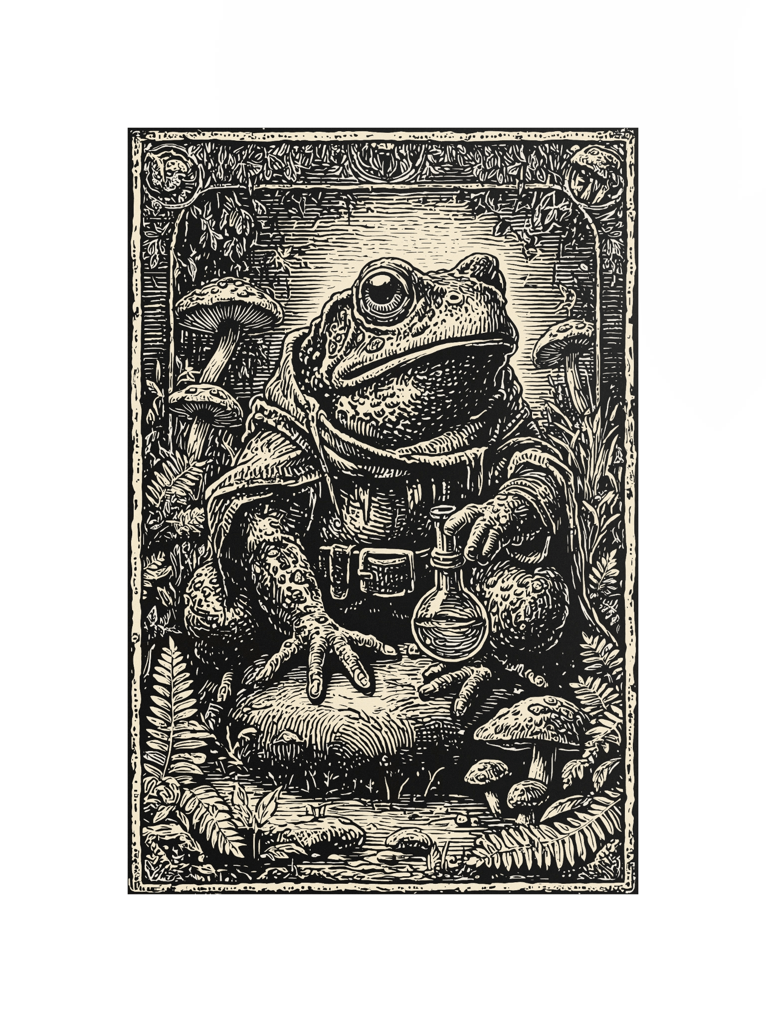 Frog Alchemist – Tiny Heroes Poster product image (1)