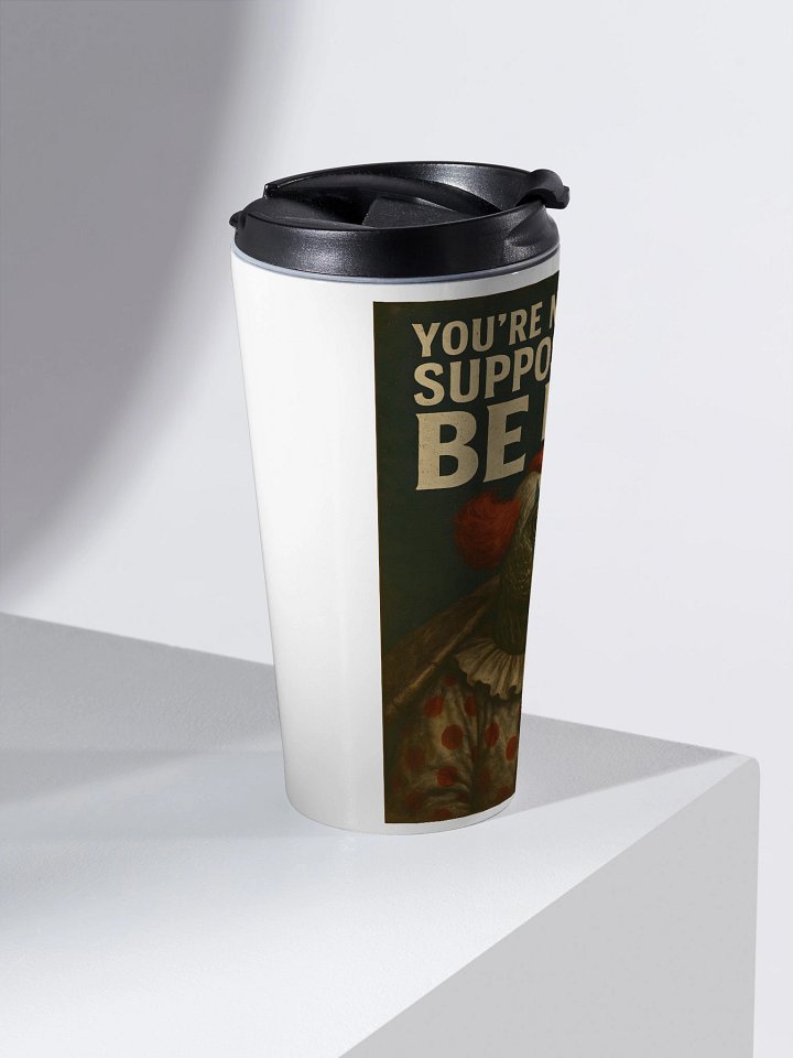 LIMITED EDITION: G.D. Pickups "Clown Turtle" Artwork 15oz Stainless Steel Travel Mug product image (2)
