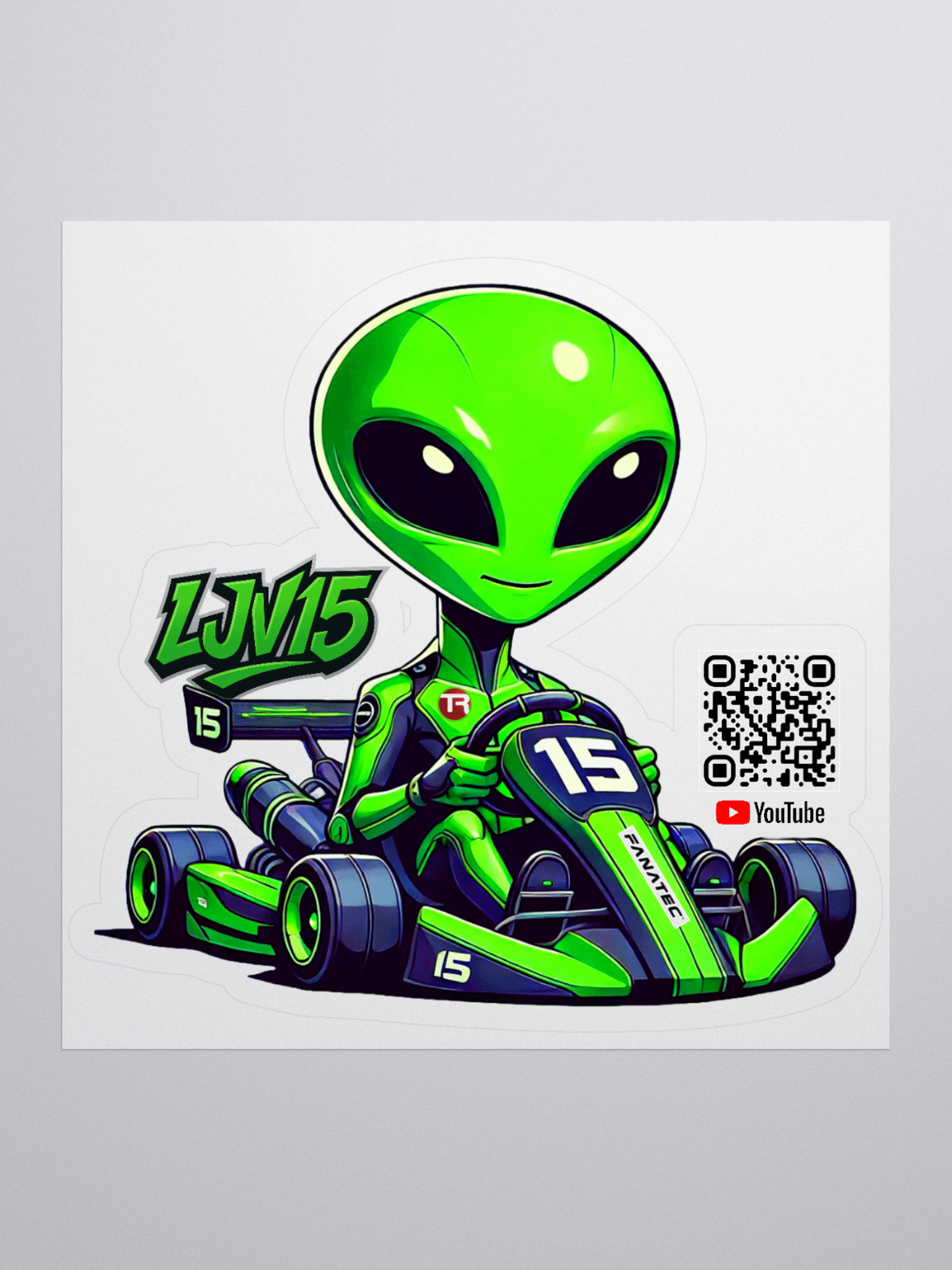 Bob the Alien – LJv15 Sticker product image (1)