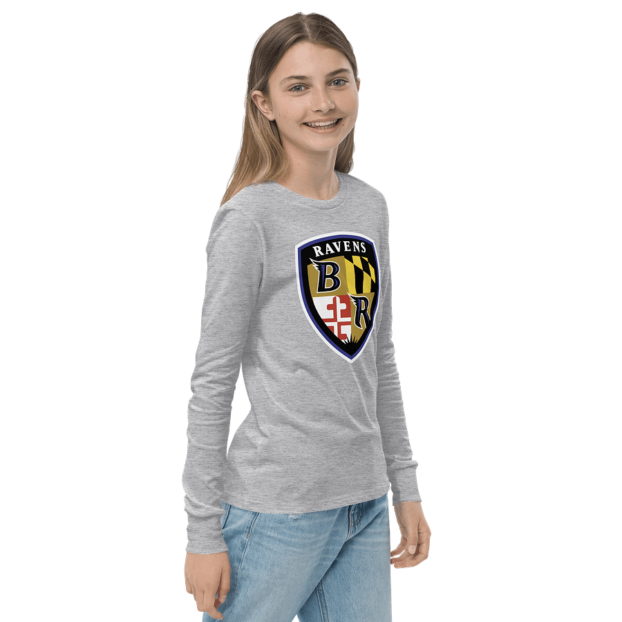 RAVENS - Shield Logo Youth Long Sleeve Tee product image (10)