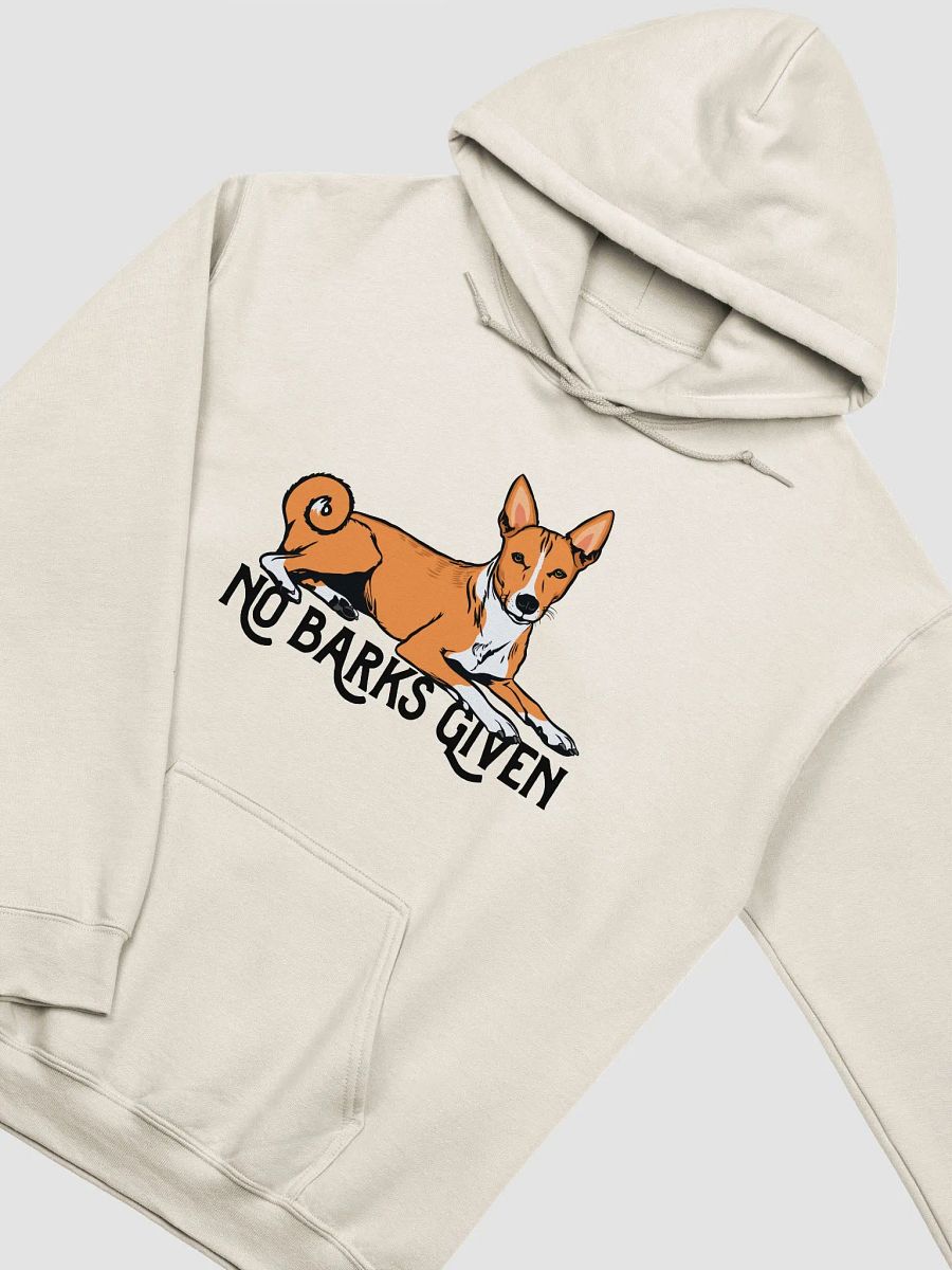 No Barks Given Hooded Sweatshirt of a Basenji | Funny Hoodie for Basenji Dog Paw-rents product image (22)