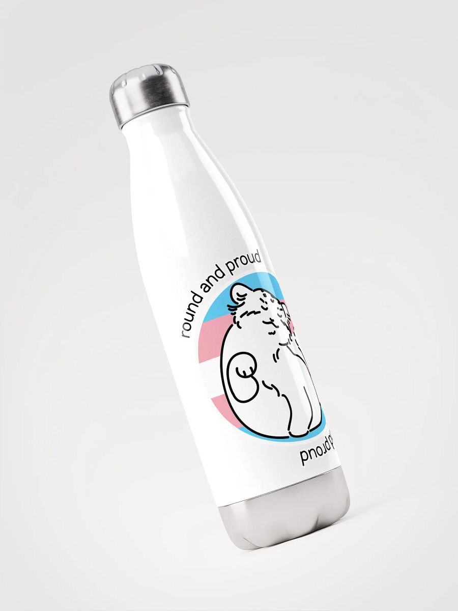 Round and Proud Manul Pride Transgender Version - Bottle product image (3)