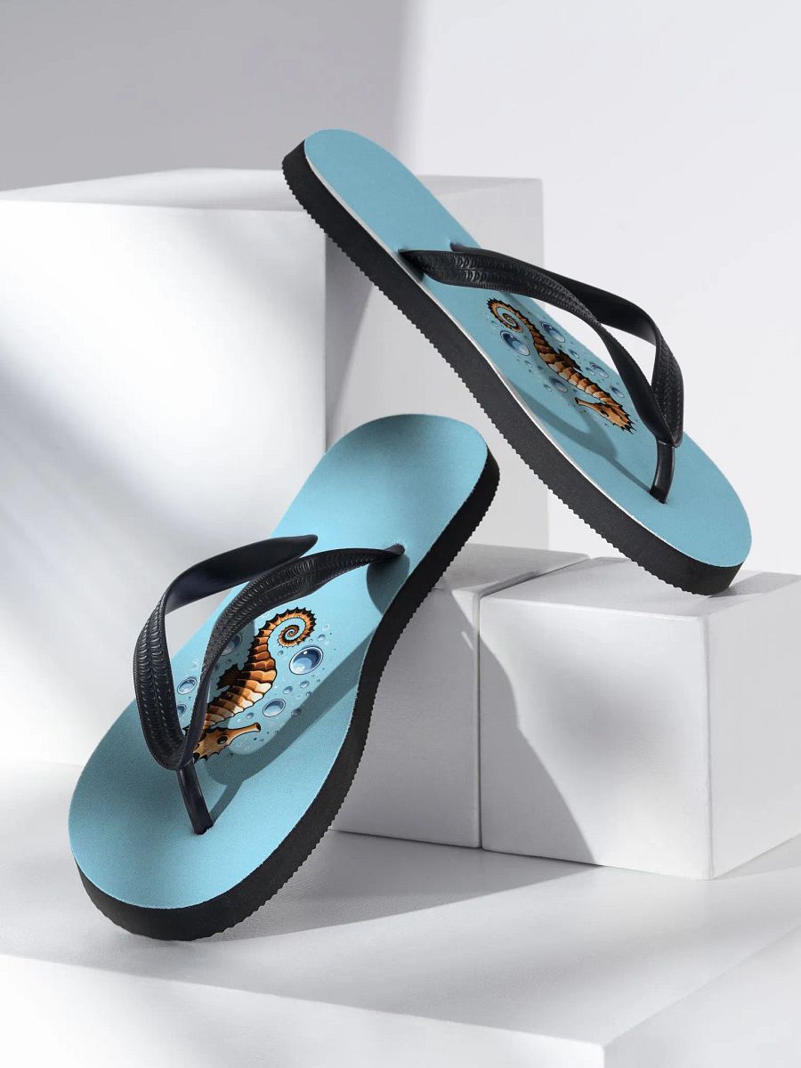 Seahorse Bubbles Flip Flops product image (3)