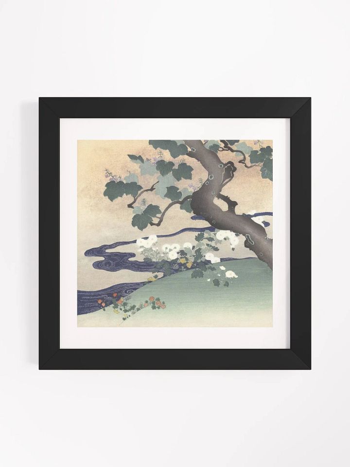 Tree and Chrysanthemums - Kogyo Tsukioka product image (1)