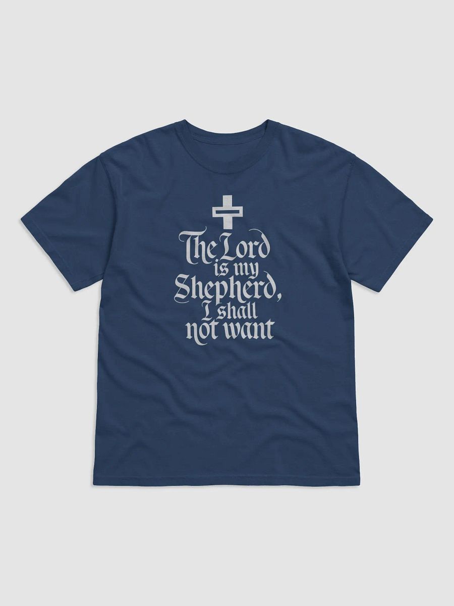 The Lord is My Shepherd, I Shall Not Want – Psalm 23:1 Bible Verse Comfort Colors T-Shirt product image (3)