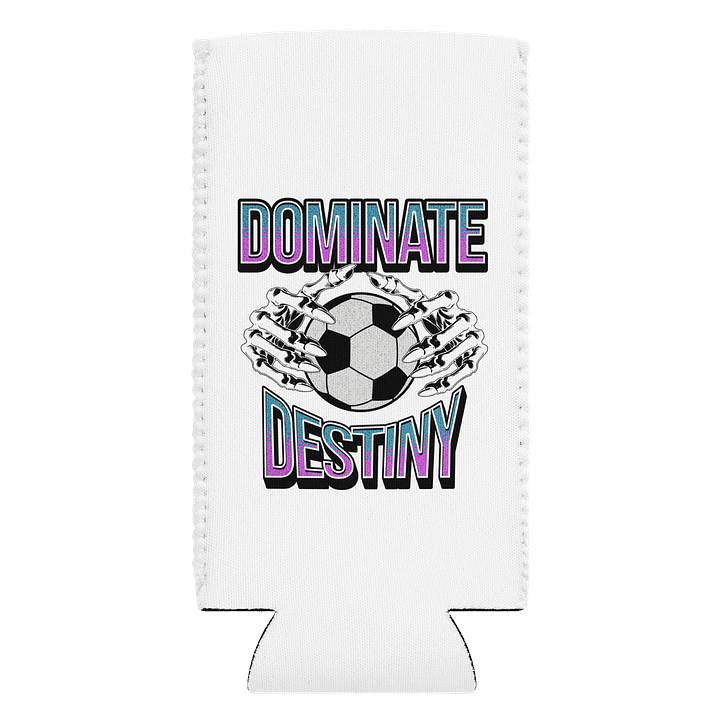 Dominate Destiny Soccer Skeletal Can Cooler product image (1)