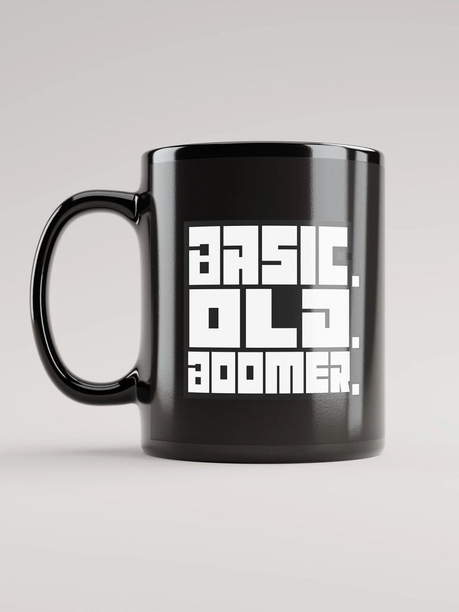 BASIC OLD BOOMER BLACK MUG product image (11)