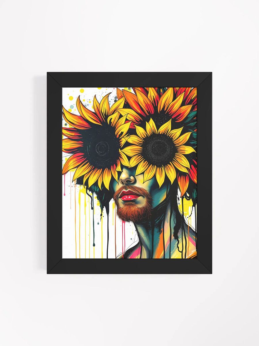 van gogh's sunflowers, Ayous Wood Framed Poster product image (23)