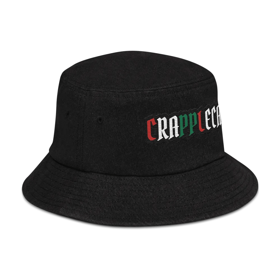 CRAPPLECAST CHRISTMAS DENIM BUCKET HAT product image (6)