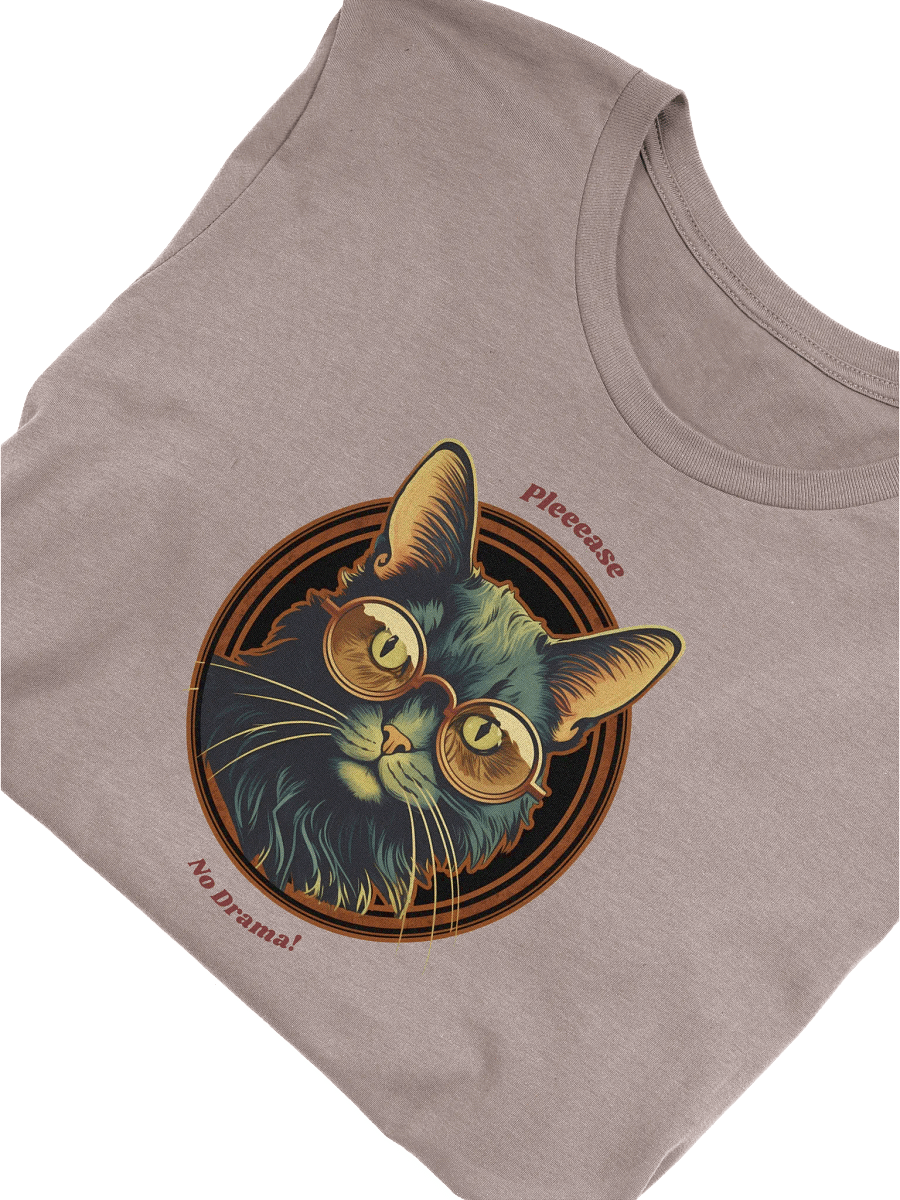 Smarty Cat Round Glasses Tee product image (3)