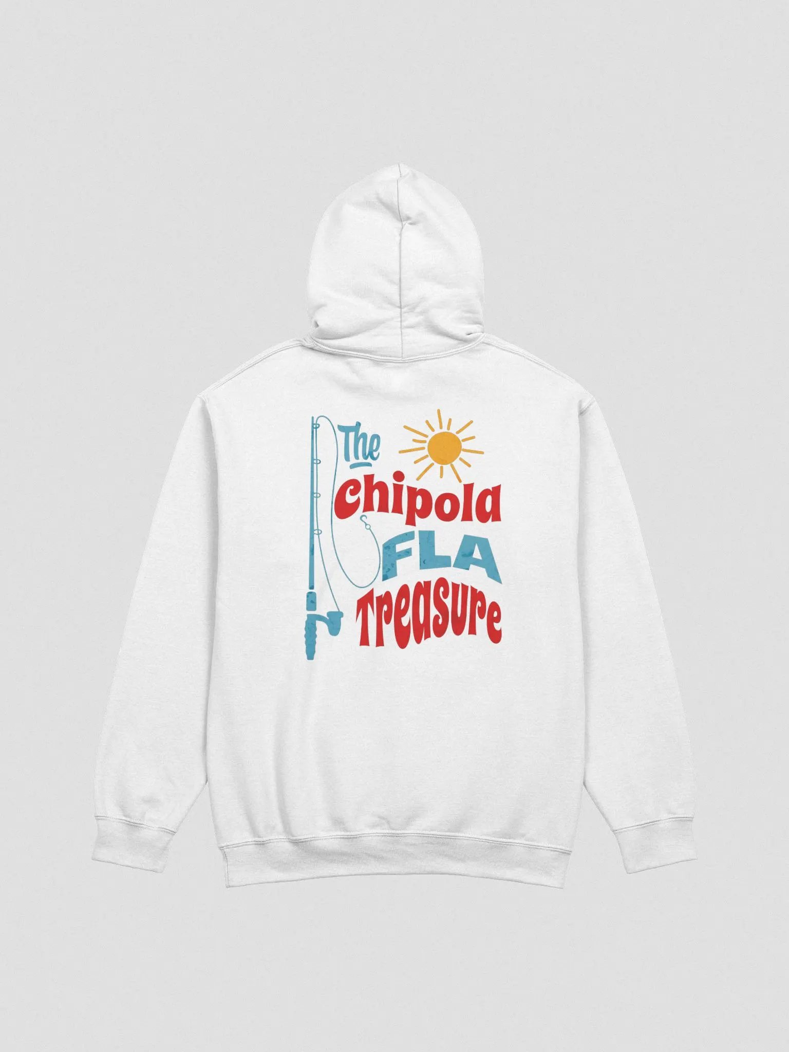 Fish the Chipola White Hoodie product image (2)