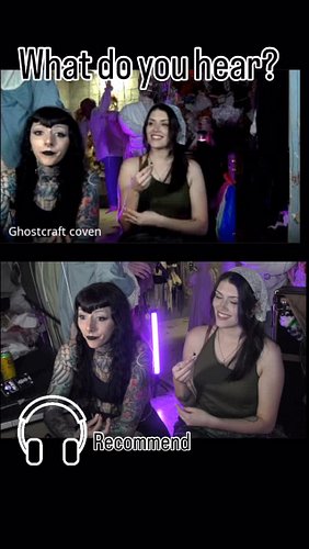 In the middle of discussing what the stars had written for Ghostcraft Coven, a voice came through the speaker. Clear as day. ...