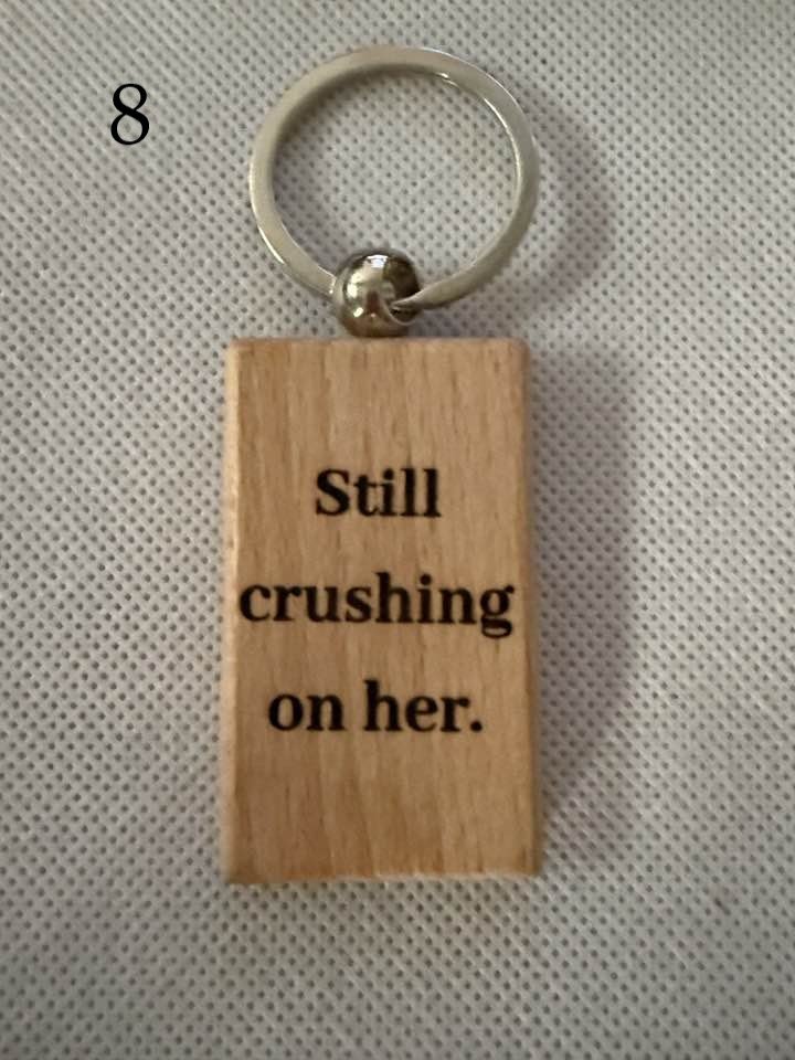 LGBTQ+ Wooden Engraved Keychains | Pride, Love & Identity Designs | Handmade & Meaningful (3) product image (8)