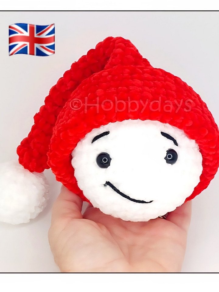 UK Pattern - Amigurumi Crochet Snowball product image (1)