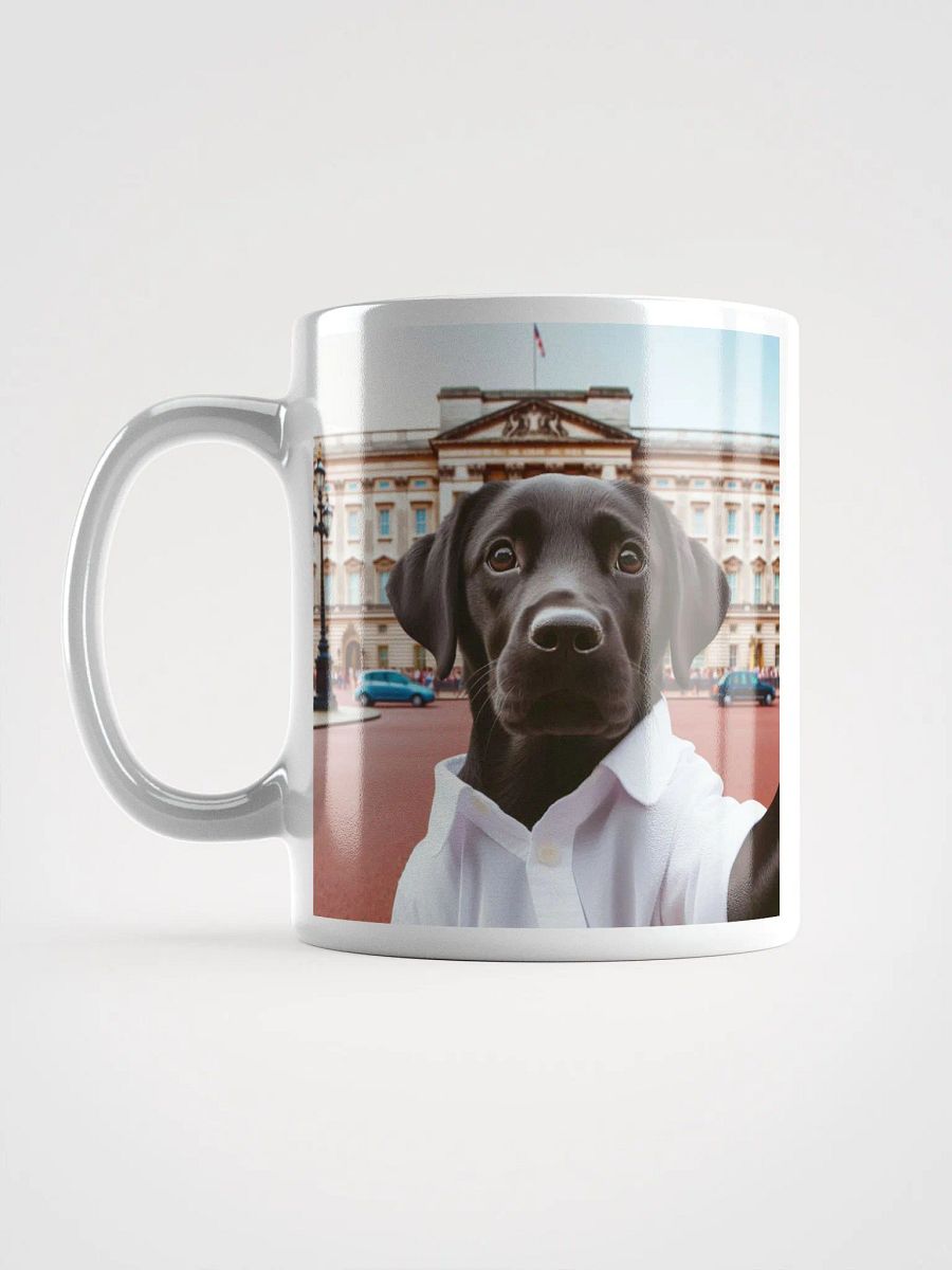 Buckingham Palace Paws and Pose Dog Selfie #Humorous Mug - White product image (6)