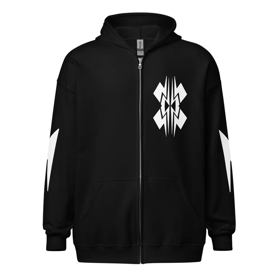 The Real Deal Zip-Up Hoodie [White Symbol Var.] product image (1)