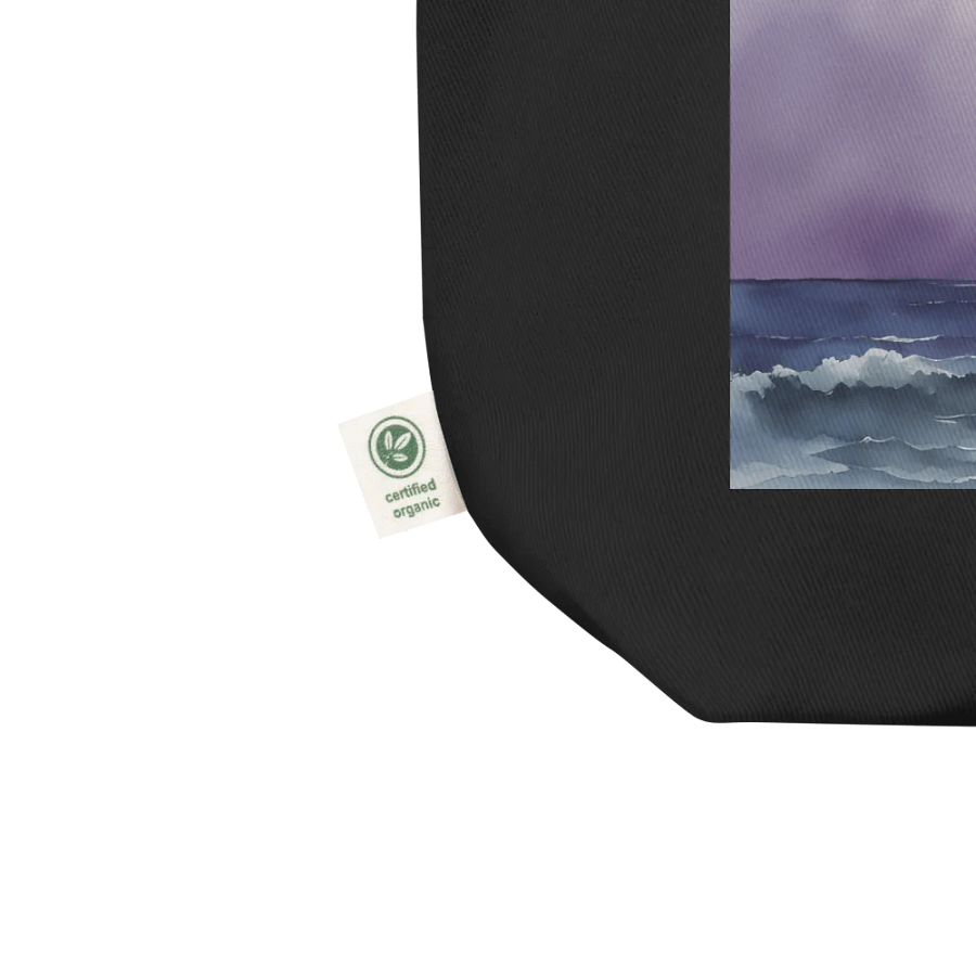 Purple Thunderclouds, Organic Cotton Twill Tote Bag product image (2)