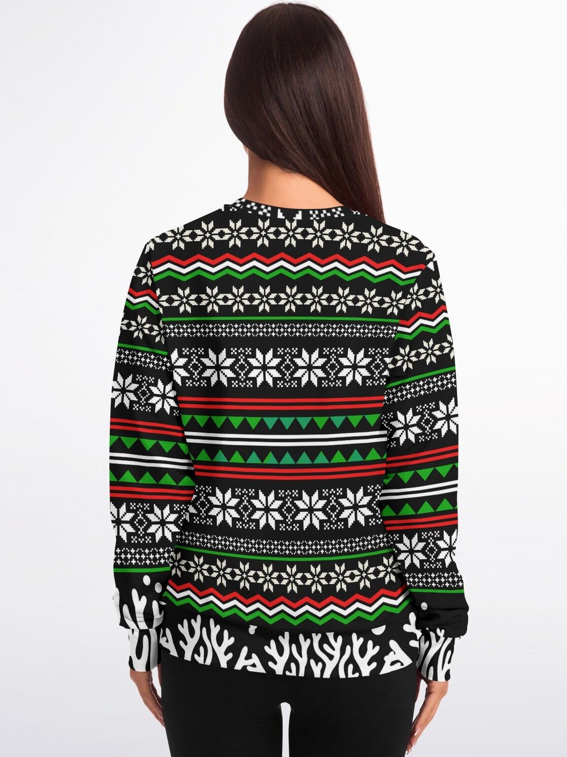 "Merry Octomas" Christmas Sweatshirt | Octopus Holiday Sweater | Ocean Lover Christmas Outfit product image (4)