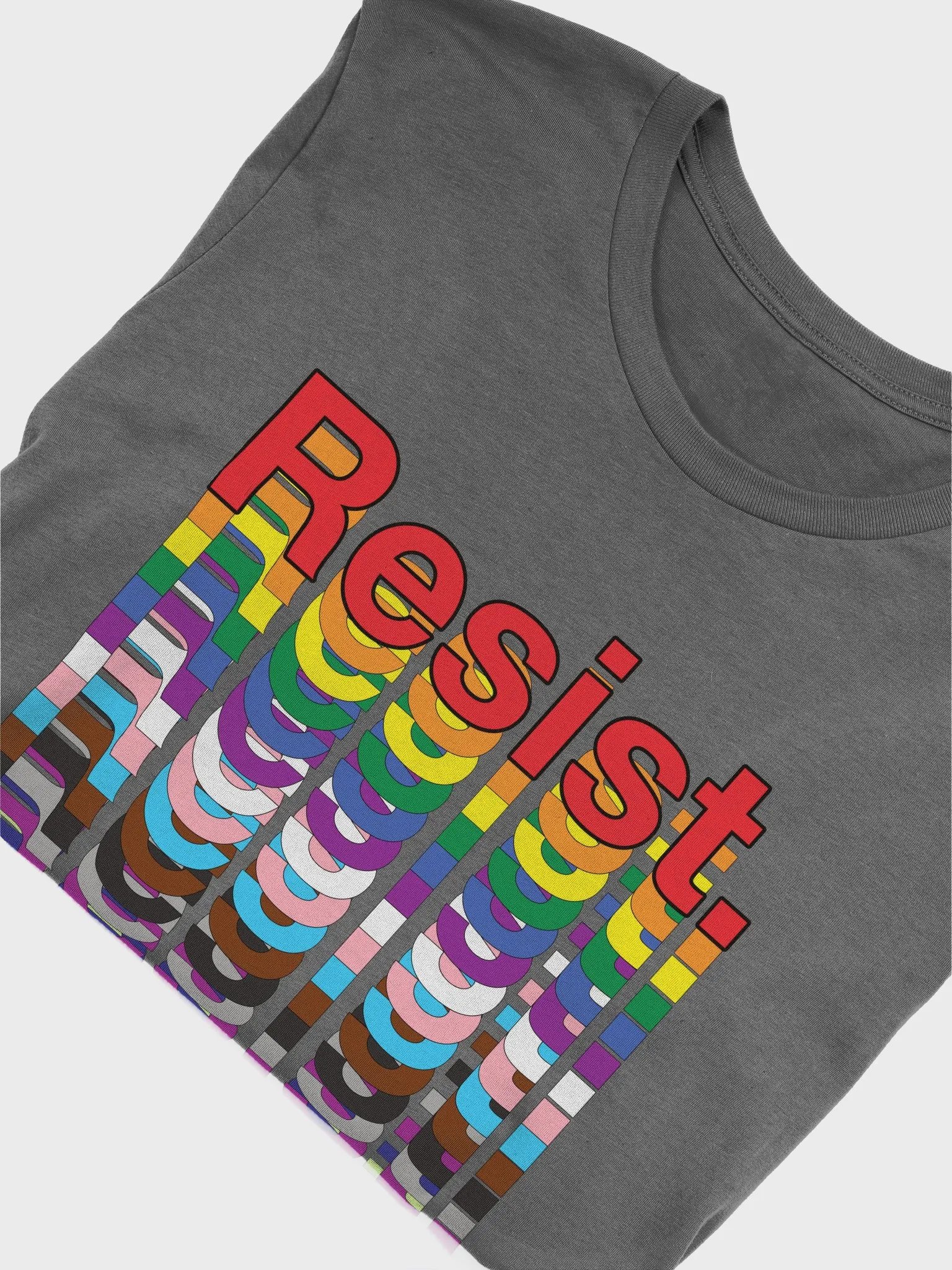 Resist - Rainbow Bella+Canvas Supersoft T-Shirt product image (49)