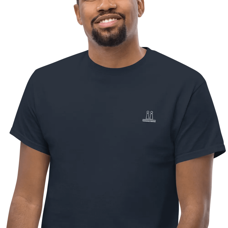 Hanging Pawns embroidered logo T-shirt product image (7)