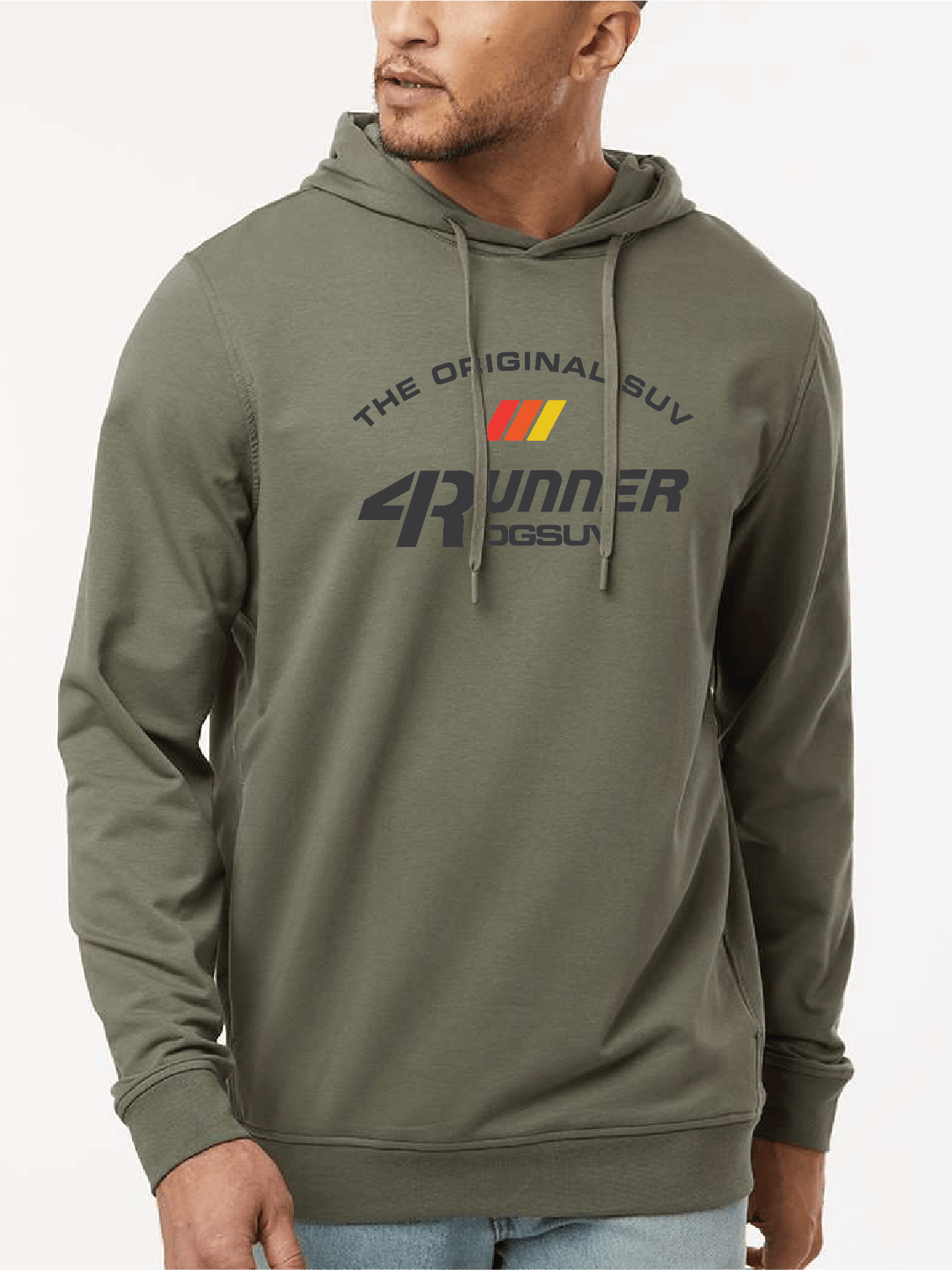 Simple Unisex Premium Hoodie - Olive/Black product image (1)