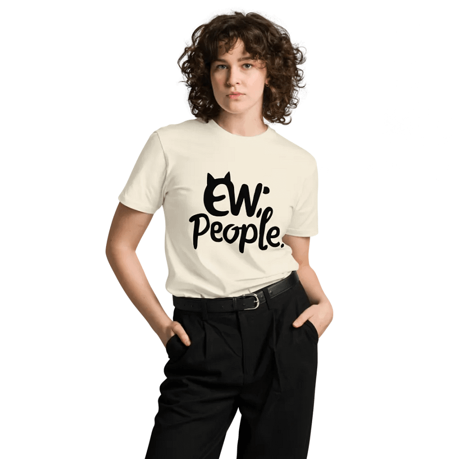 Ew, People - Cat Face Graphic T-Shirt product image (9)