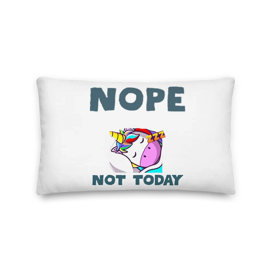 NOPE Pillow - One Side Print product image (3)