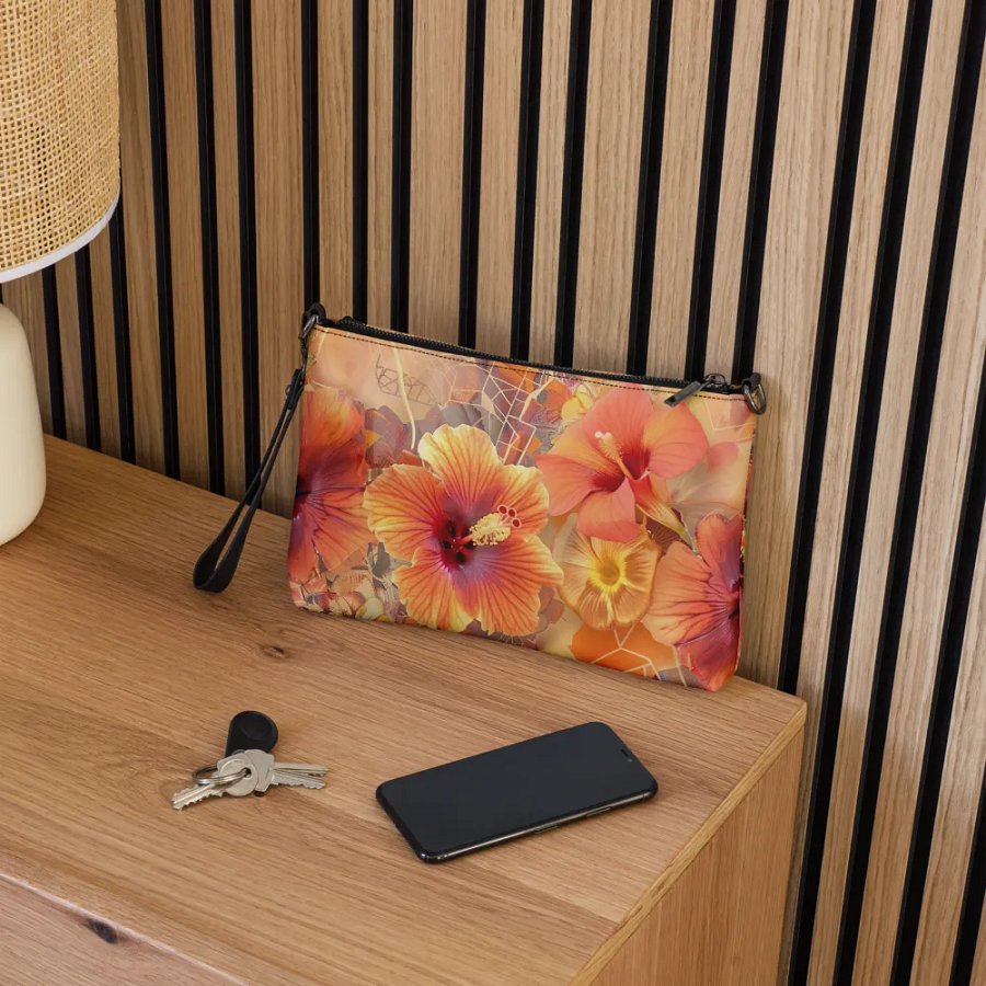 Golden Hibiscus Dreams Crossbody Bag product image (5)