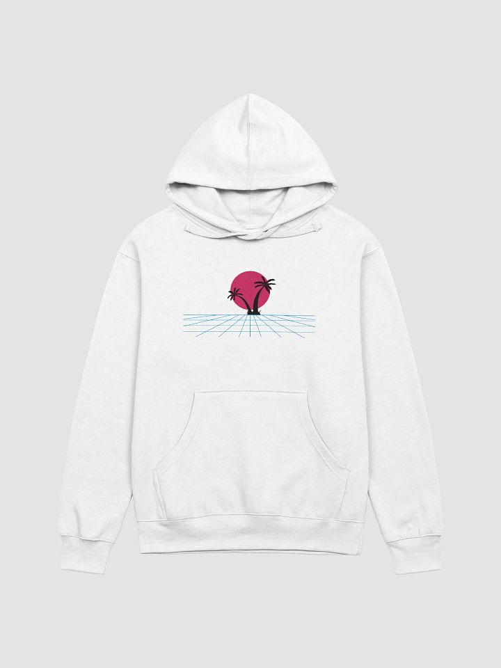 Neon Palms Retro Hoodie product image (1)