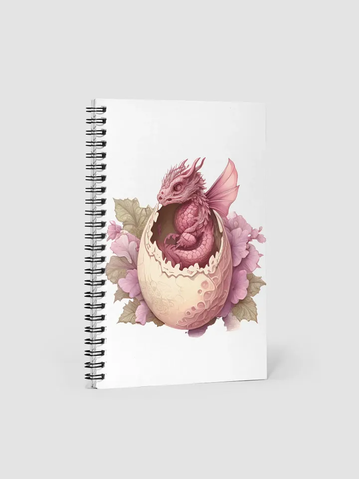 Whimsical Dragon Hatchling Spiral Notebook product image (1)