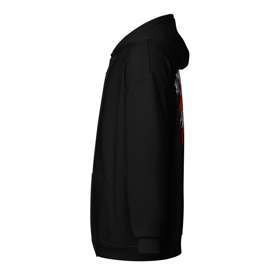 BLOODSPLAT 420 LOGO ZIP HOODIE product image (3)