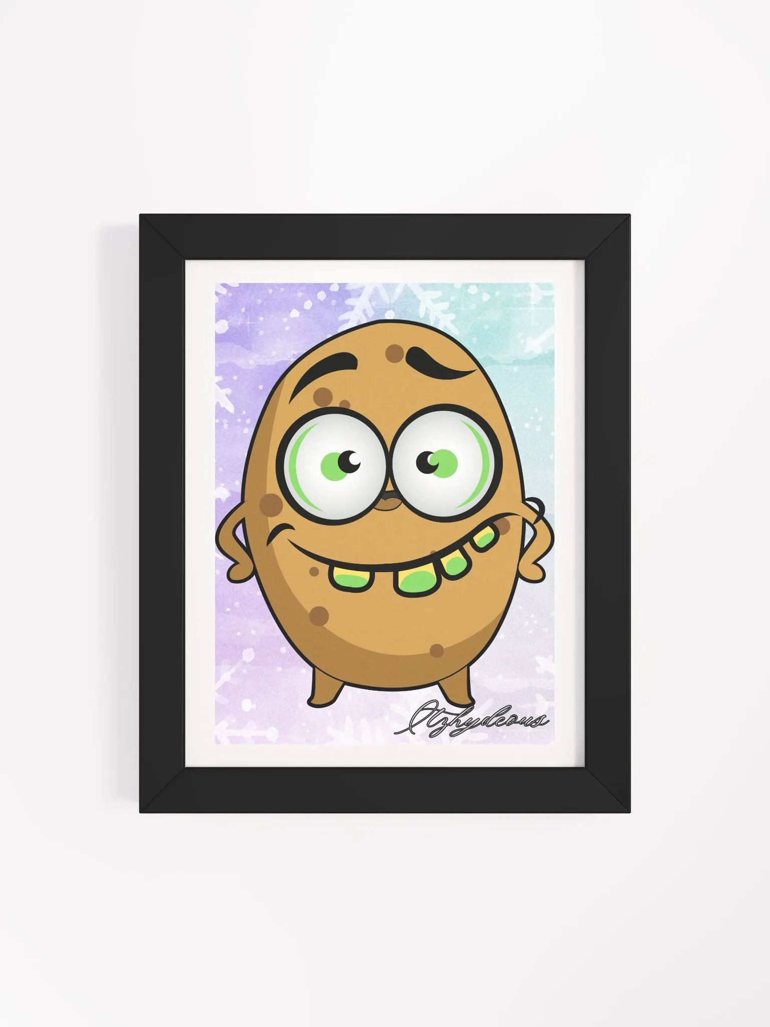 Spudtastic Grin Framed Cartoon Poster product image (4)