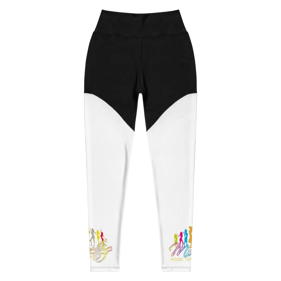 MOETTES PASSION LEGGINGS BLK & WHT (MODEL TEAM EDITION) product image (4)