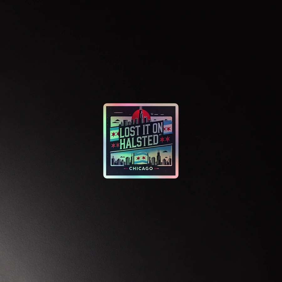 Lost It on Halsted Chicago Holographic Sticker Sheet product image (4)