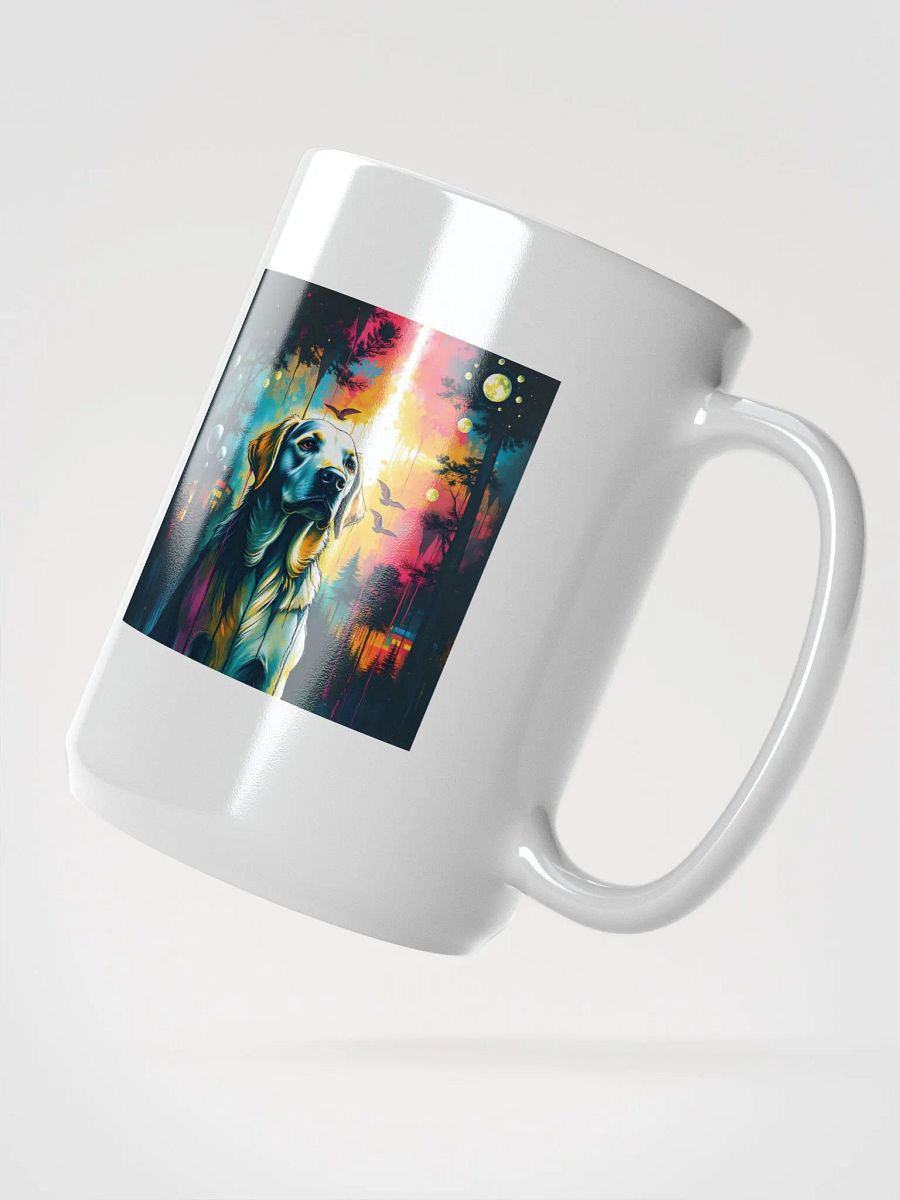 Surreal Sky Dog White Glossy Mug product image (2)