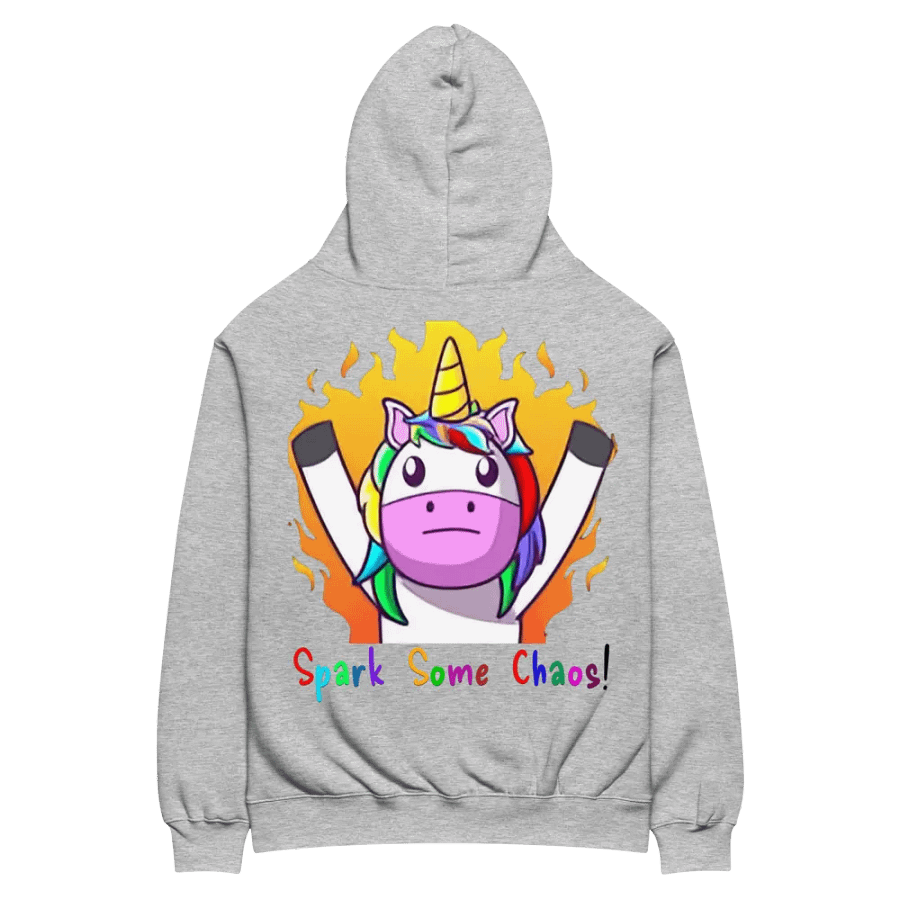 Spark Some Chaos Hoodie - Oversized Athletic Heather product image (3)