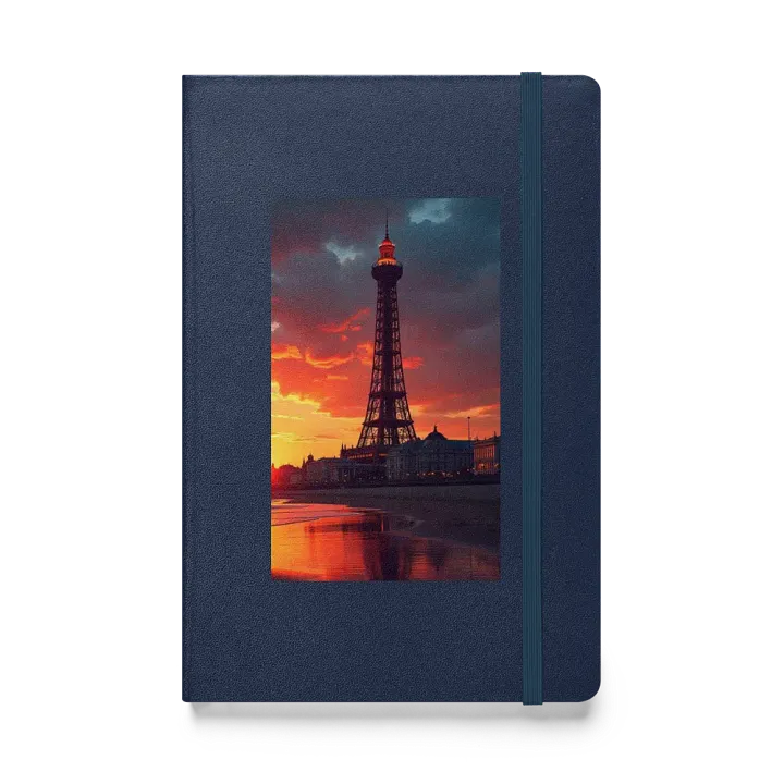 The Blackpool Tower, Blackpool, England HARDCOVER NOTEBOOK. product image (1)