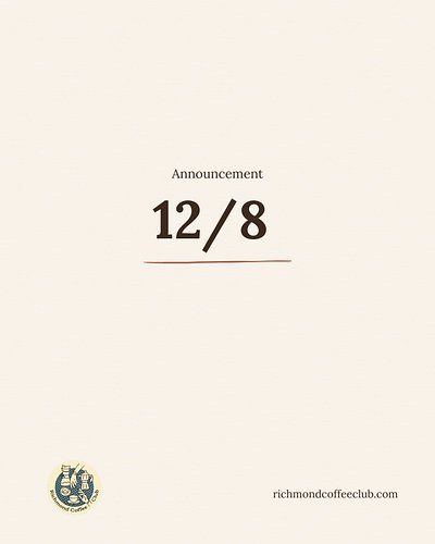 We’ve got something extra special for 2026 ☕️ 

12/8