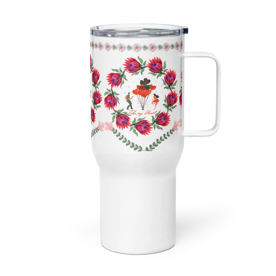 Floral Wreath Bliss Travel Mug product image (3)