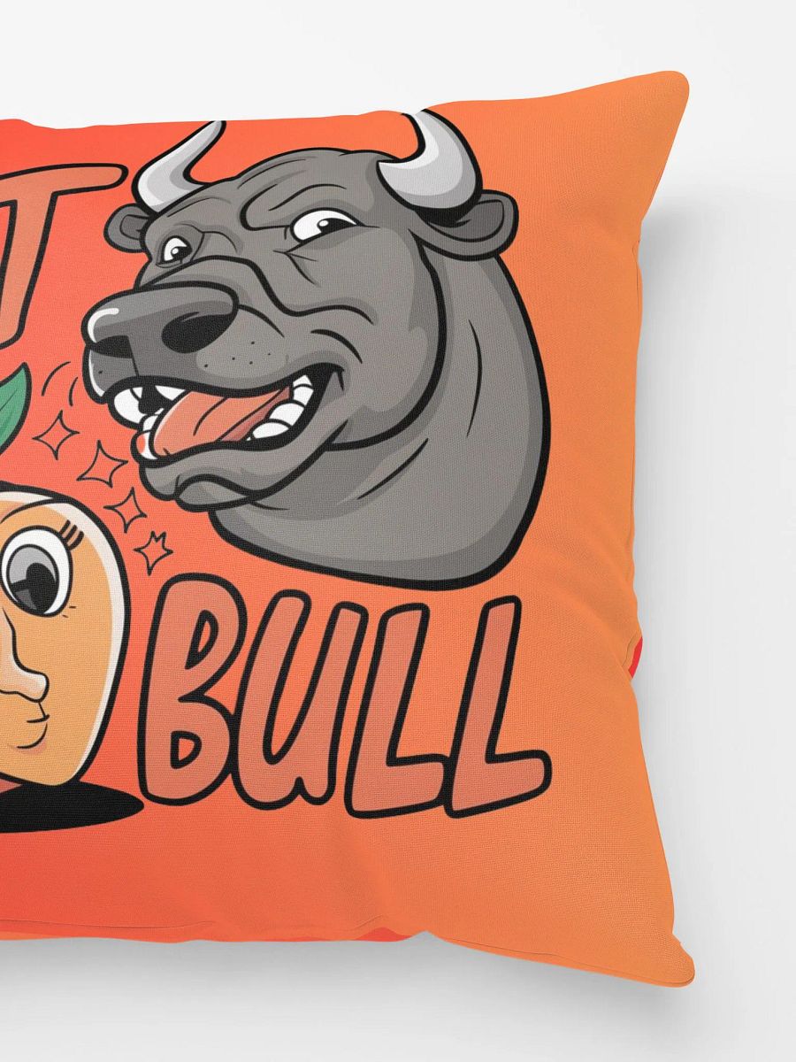Pit Bull: Peach Pit and Bull Pillow Design product image (3)