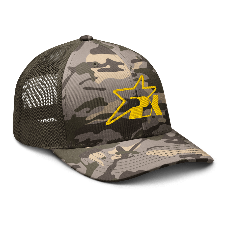 2X Logo Camo Trucker Hat product image (6)