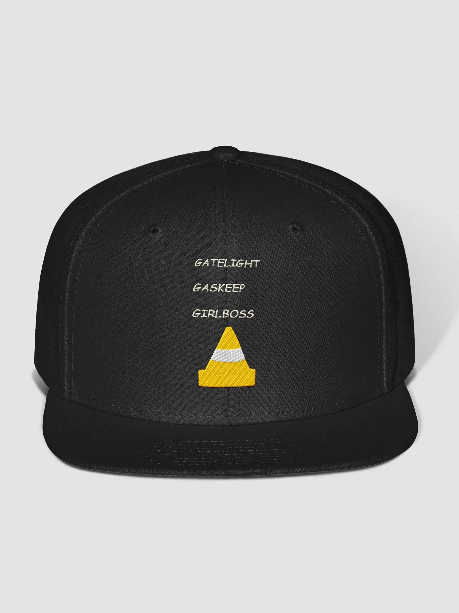 Gatelight, Gaskeep, Girlboss Black Snapback product image (1)