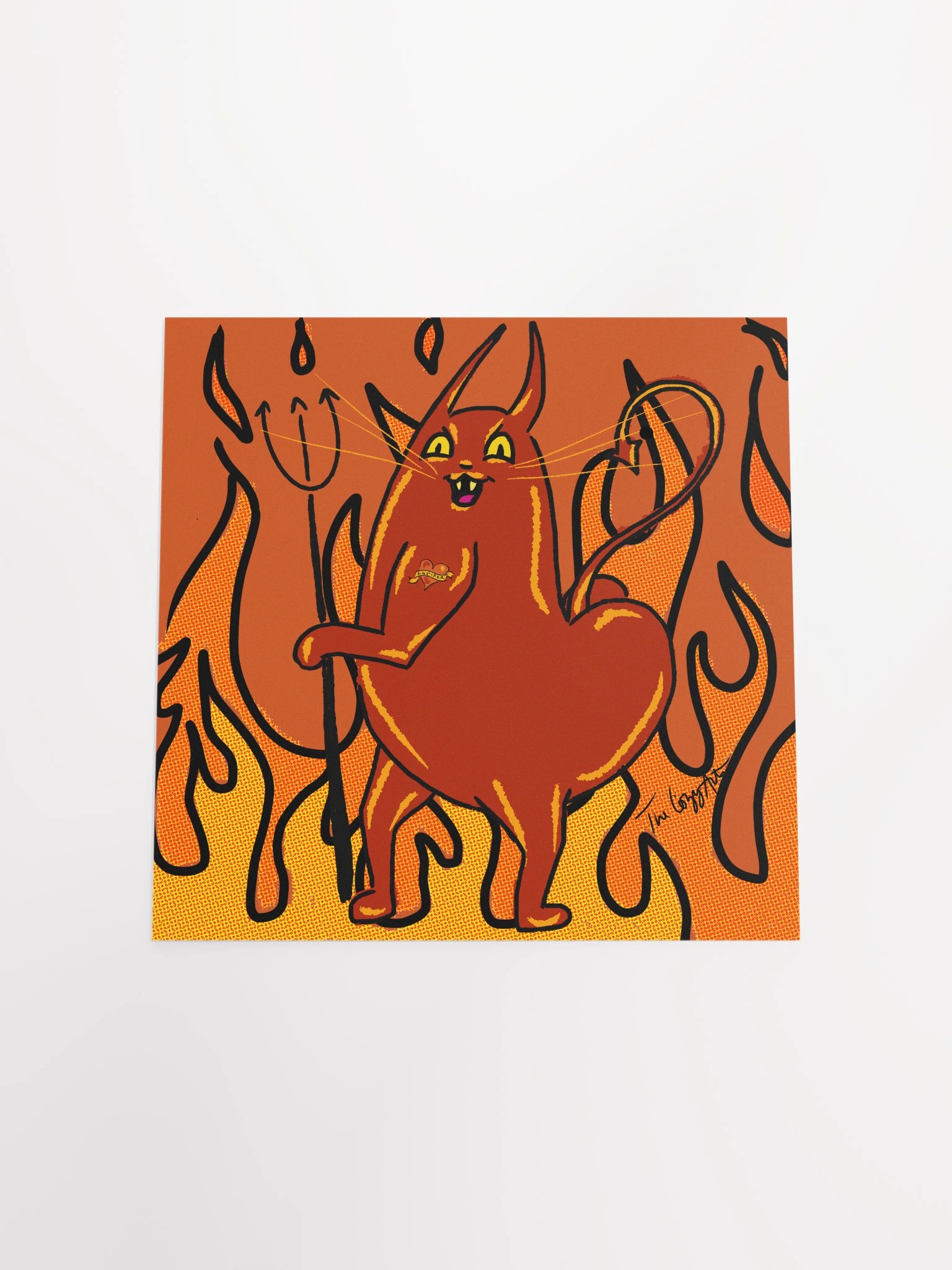 Caked Up Demon Bean Cat product image (4)