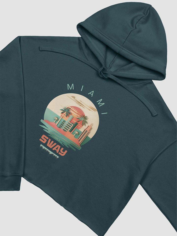 Miami Sway Crop Hoodie product image (2)