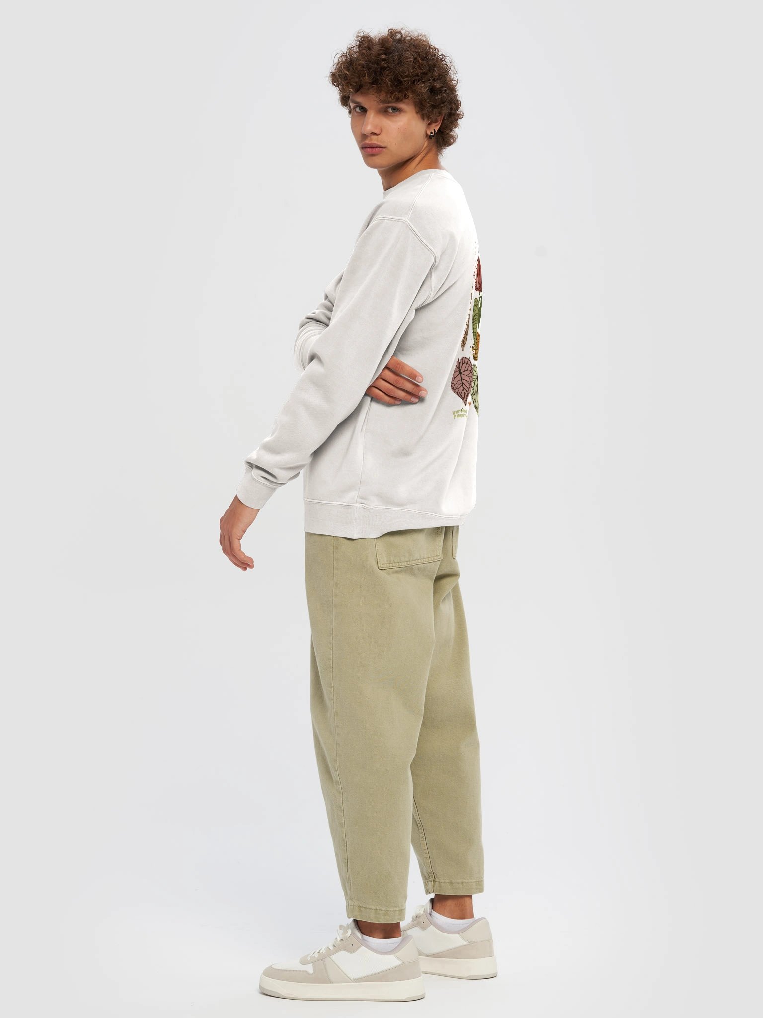ANTHURIUM COLLAGE - Midweight Pigment Dyed Sweatshirt product image (6)
