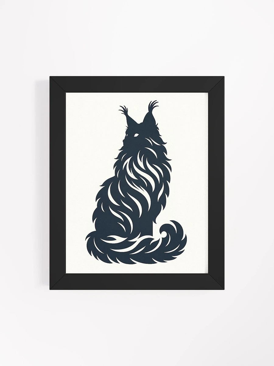 Framed High-Quality Matte Poster (in): Maine Coon product image (65)