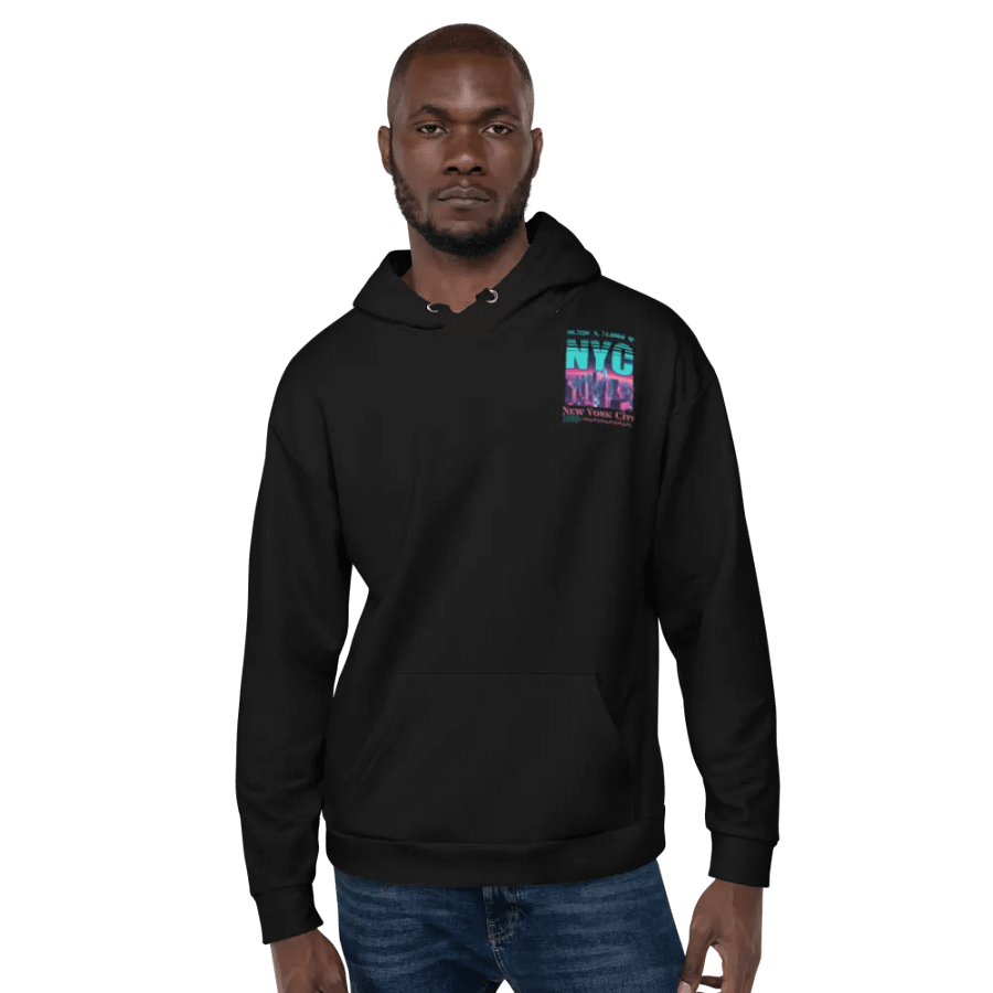 NYC New York City Graphic All Over Print Hoodie product image (5)