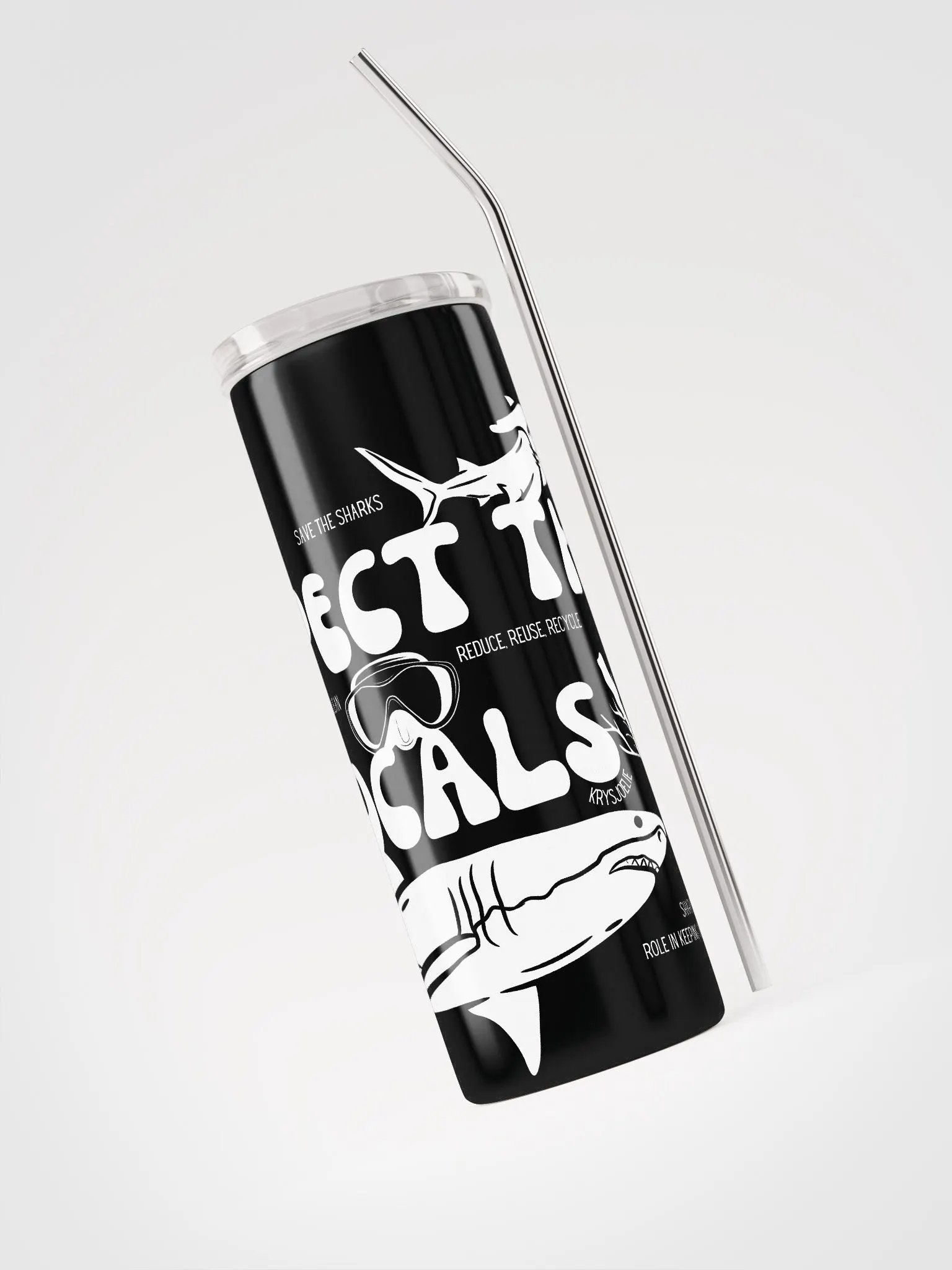 RESPECT THE LOCALS Tumbler w/ Straw product image (3)