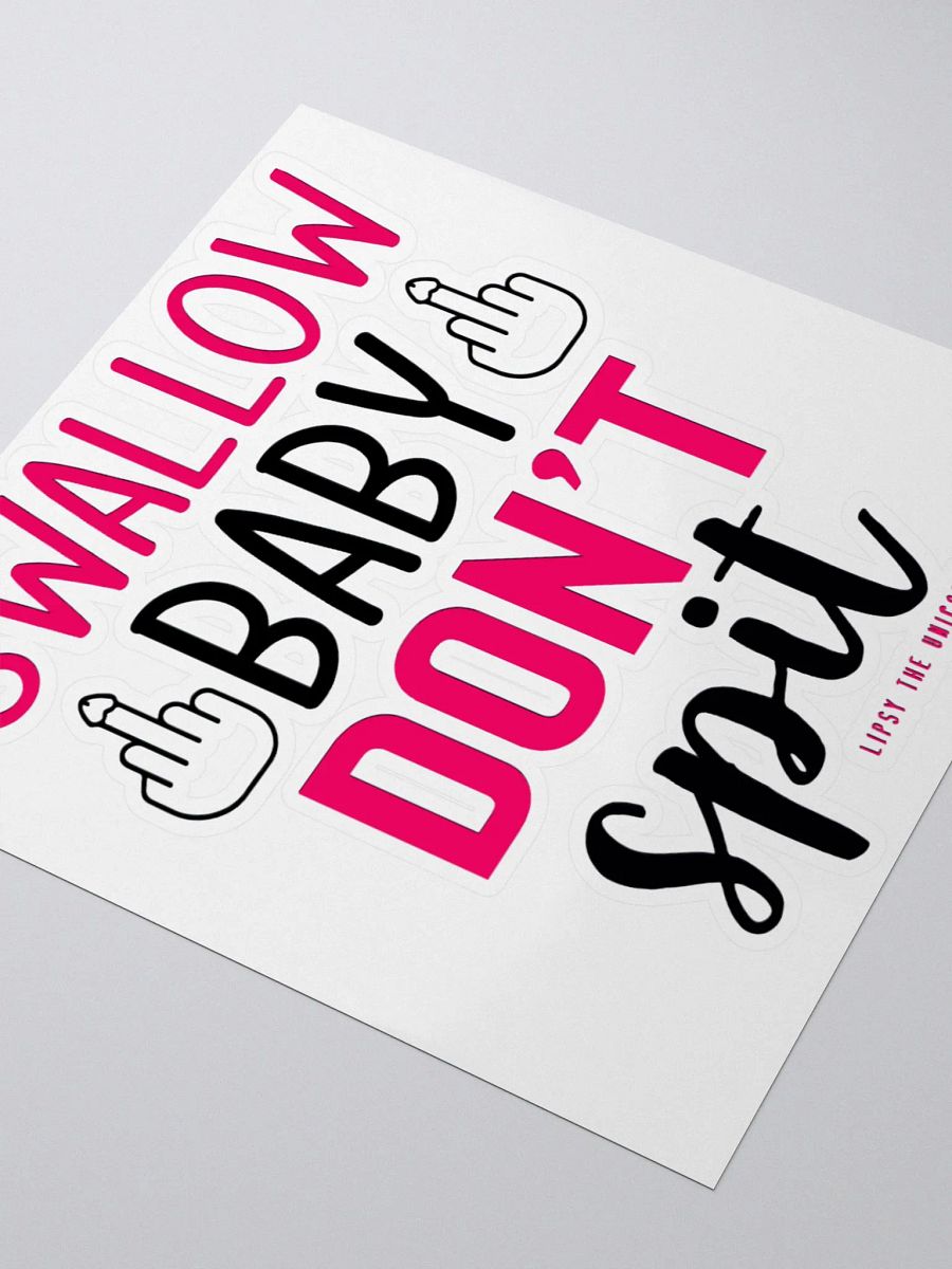 SWALLOW DONT SPIT PINK product image (7)