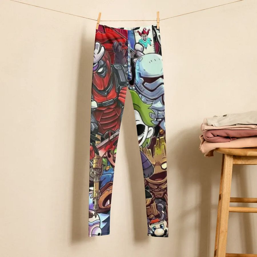 Kids Leggings – Villains Print for Edgy & Dramatic Style product image (6)